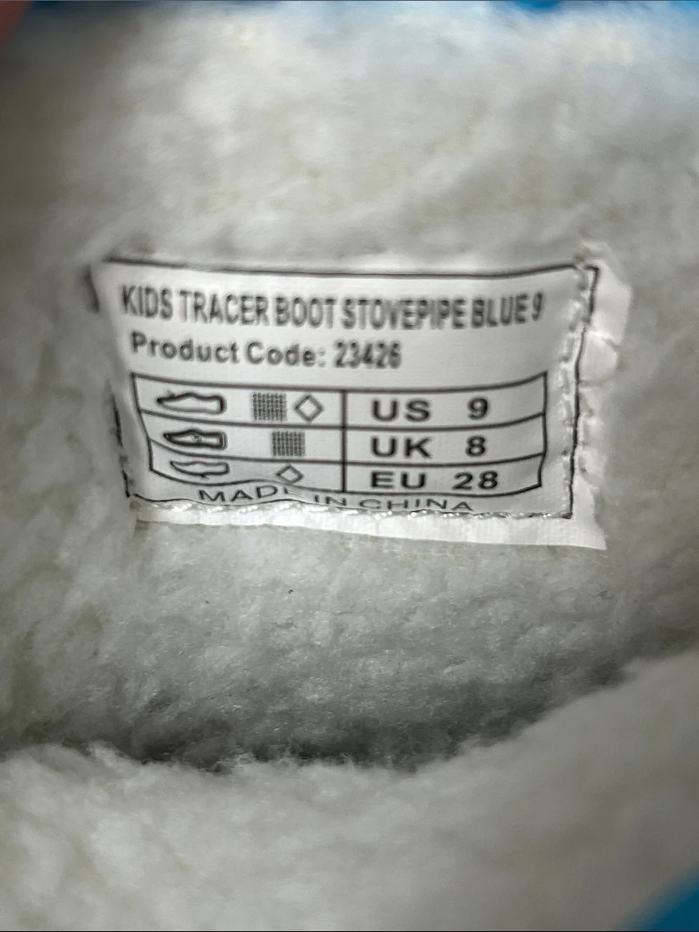 Arctix Toddler Stovepipe Blue Winter Snow Tracer Boots Sz 9